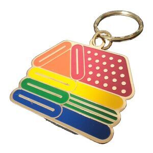 So-fro Fabrics Rainbow Key Chain